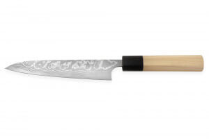 Couteau universel japonais artisanal Masakage Shimo 15cm Shirogami