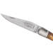 Couteau pliant Laguiole Arbalète G.DAVID 8308 manche en olivier avec mitre en inox mat