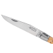 Couteau pliant Laguiole G.DAVID 4512 manche en bois de bouleau avec deux mitres en inox mat
