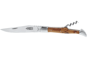 Couteau pliant Laguiole Arbalète G.DAVID 6212 manche en genévrier avec deux mitres en inox