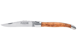 Couteau pliant Laguiole GILLES 5612 manche en genévrier 12cm avec mitre mate