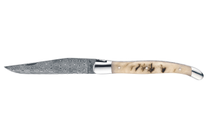Couteau pliant Laguiole GILLES 5732 manche corne de bélier 12cm avec mitre