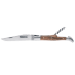 Couteau pliant Laguiole GILLES 8672 manche noyer 12cm avec tire-bouchon