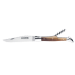 Couteau pliant Laguiole GILLES 8682 manche pointe de corne blonde 12cm avec tire-bouchon