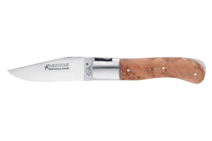 Couteau pliant Laguiole GILLES 9411 manche en bois de genévrier 10,5cm