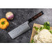 Couteau nakiri Sayuto Desert Damas martelé 17cm
