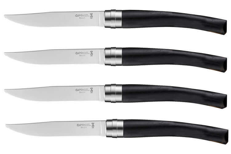 Opinel Coffret 4 Couteaux D'Office N°112 - Lames Inox 10 Cm - Fabrication Française Garantie à Vie
