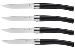Coffret 4 couteaux Opinel Table Chic lame 10cm acier Sandvik