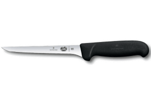 Couteau à désosser Victorinox 5.6403.12 lame usée étroite 12cm manche fibrox noir