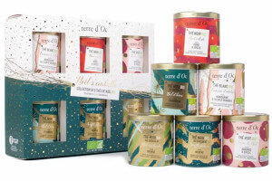 Coffret Terre d'Oc 6 thés de Noël bio - Édition 2022