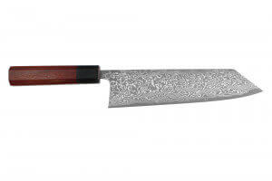 Couteau kiritsuke japonais artisanal Masashi Yamamoto Shiroshu SLD damas 21cm