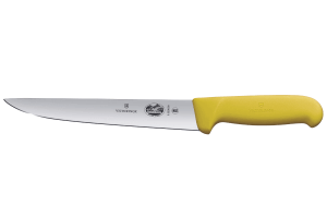 Couteau à saigner/découper Victorinox 5.5508.20 lame 20cm manche fibrox jaune