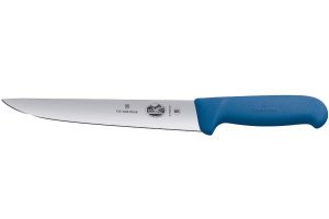 Couteau à saigner/découper Victorinox 5.5502.20 lame 20cm manche fibrox bleu