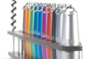 Tire-bouchon aluminium Lance coloris métal fabriqué en France