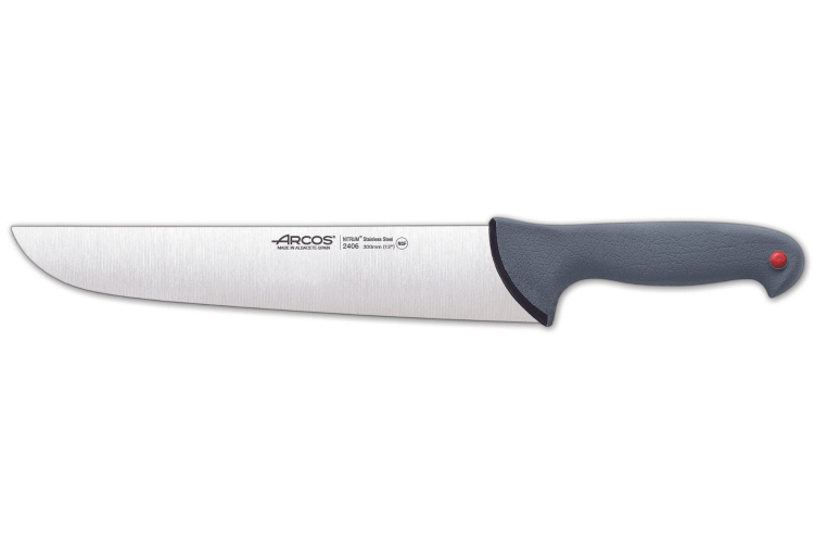 Couteau de boucher professionnel Arcos Colour Prof 240600 lame 30cm manche en PP