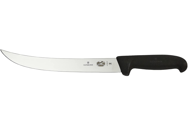 Couteau à parer Victorinox 5.7203.25 lame renversée 25cm manche fibrox noir