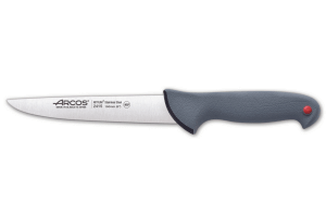 Couteau à saigner professionnel Arcos Colour Prof 241500 lame 16cm avec manche en PP
