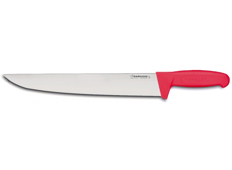 Couteau de boucher professionnel Fischer HACCP 35cm manche rouge