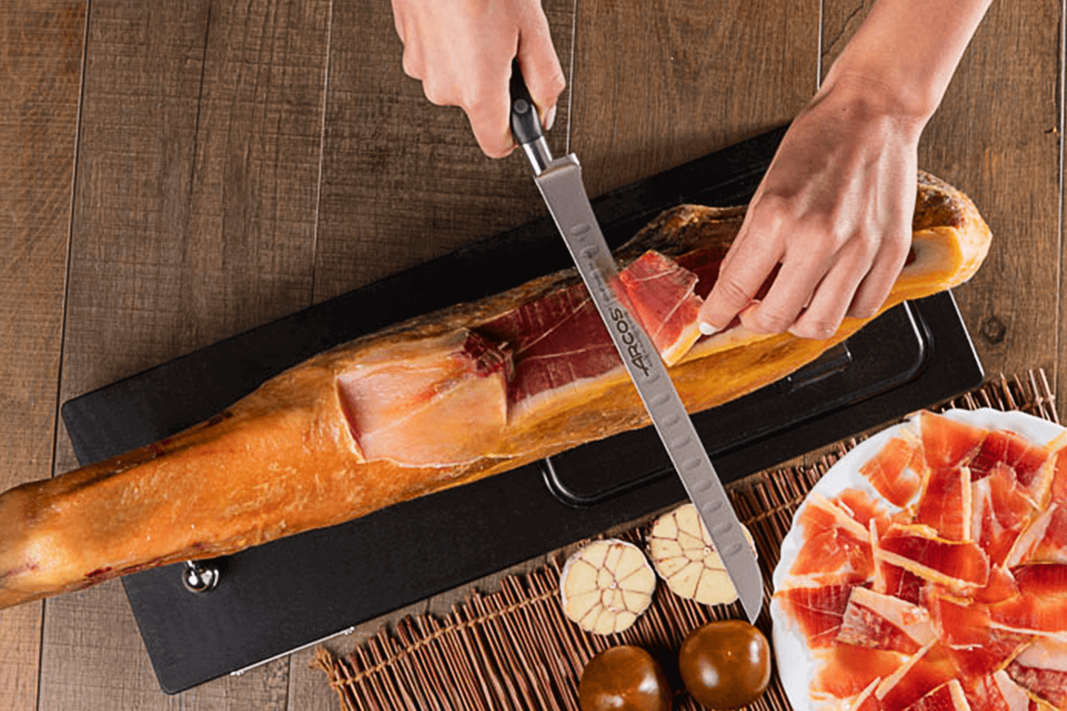 Couteau à saumon et jambons Arcos - Taille: 30cm