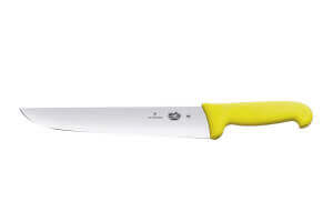 Couteau de boucher Victorinox 5.5208.20 lame 20cm manche en fibrox jaune
