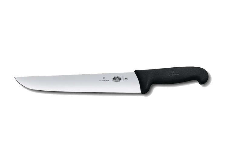 Couteau de boucher Victorinox 5.5203.20 lame 20cm manche en fibrox noir