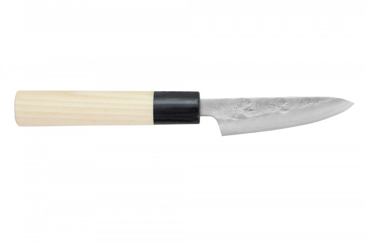 Couteau d'office japonais artisanal Wusaki Yoshi G3 honoki 8,5cm