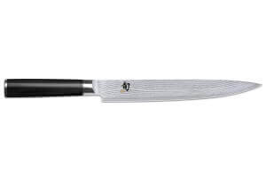 Couteau à trancher Kai Shun Classic damas lame acier haute qualité 23cm