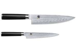 Coffret 2 couteaux japonais Kai Shun Damas