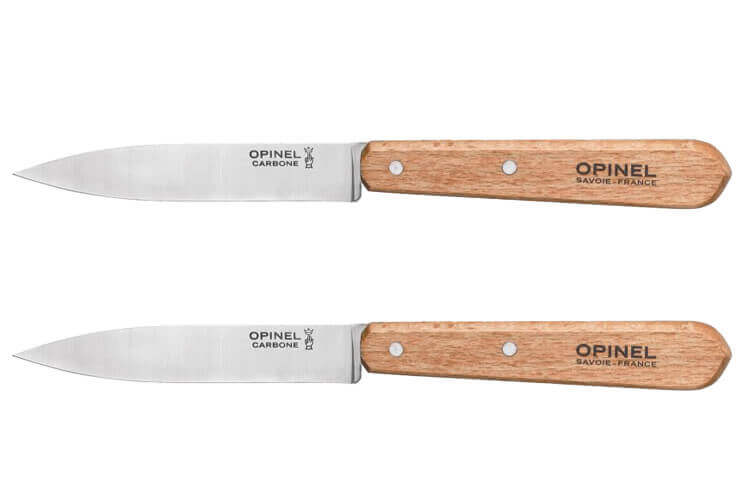 2 Couteaux Office Opinel AF "N°102" lame carbone 10 cm
