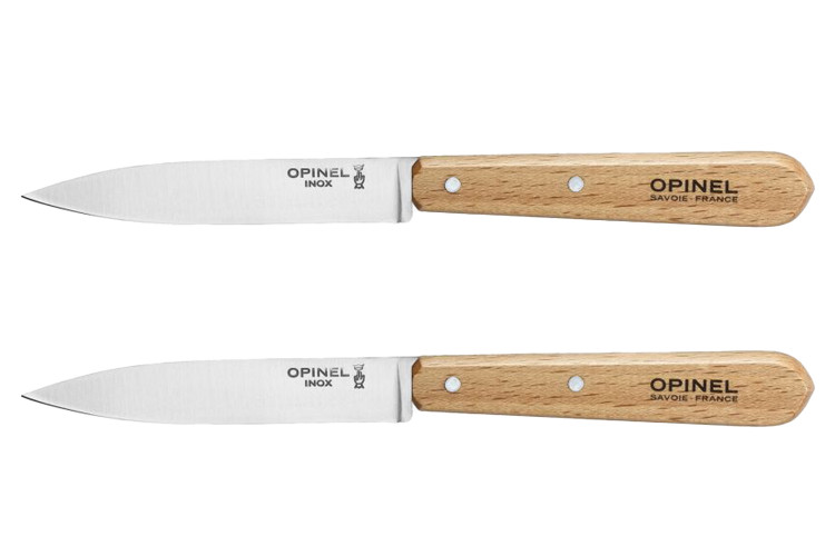 2 Couteaux d'office Opinel AF "N°112" lame inox 10 cm
