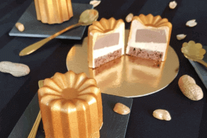 Moule 8 cannelés bordelais De Buyer Moul'flex 1968.01 en silicone