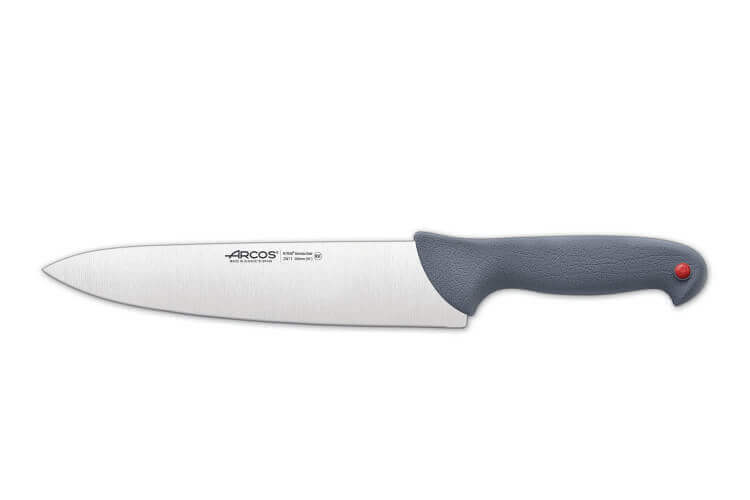 Couteau de chef professionnel Arcos Colour Prof 241100 lame 25cm avec manche en PP