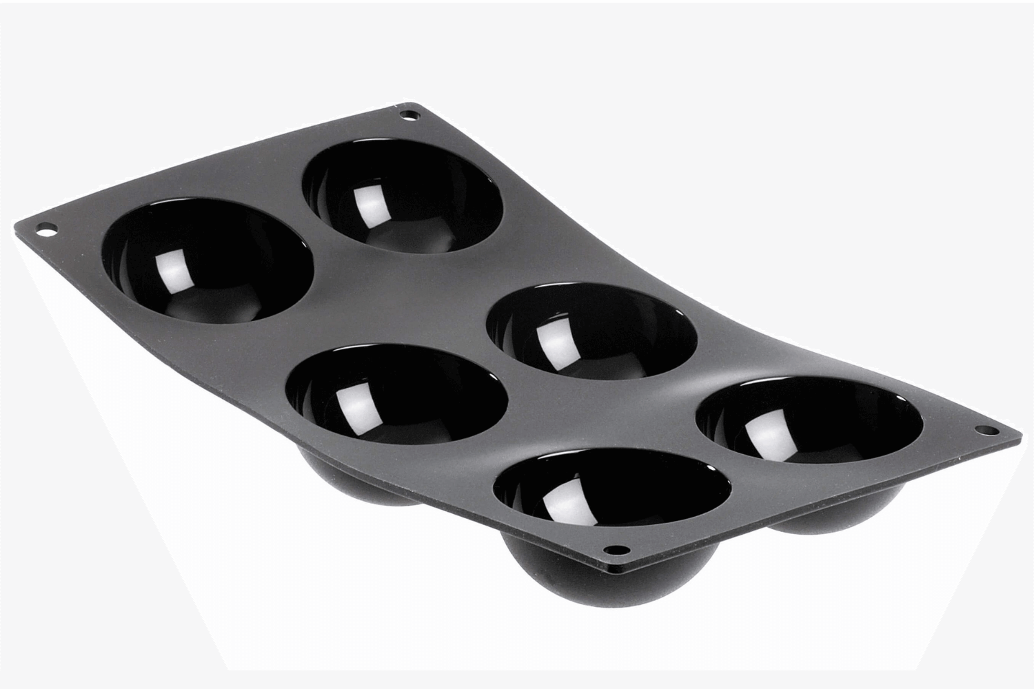 Silikomart - Moule en silicone flexible pour petit muffin - 11 x 50 ml