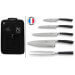 Sac spécial chef Sabatier Edonist 4 couteaux de cuisine français + 1  fourchette - Exclusivité