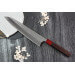 Couteau de chef japonais artisanal Yoshimi Kato SG2 Tsuchime 24cm