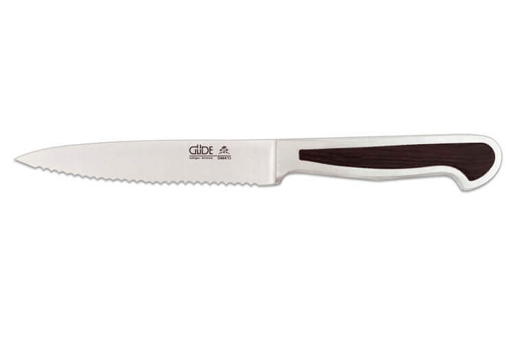 Couteau à tomates Güde Delta D464/13 lame dentée 13cm en acier forgé