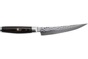 Couteau à désosser japonais Yaxell Ketu lame incurvée 15cm manche en Pakkawood