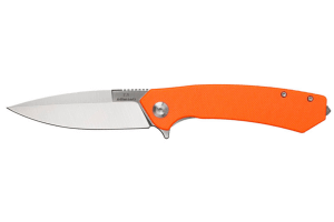 Couteau pliant Ganzo Skimen GSKIMENOR manche en G10 orange 12cm