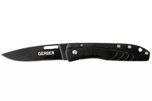 Couteau pliant Gerber STL 2.5 GE003680 manche en acier noir 8,6cm
