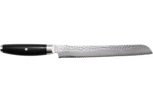 Couteau à pain japonais Yaxell Ketu lame 23cm manche en Pakkawood