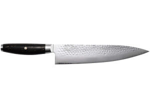 Couteau de chef japonais Yaxell Ketu lame 24cm manche en Pakkawood