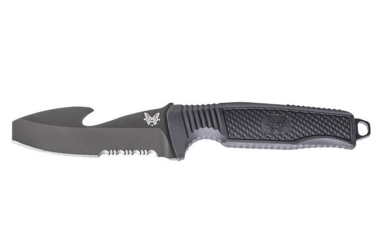 Couteau Benchmade H20 Fixed 112SBK-BLK lame 8,9cm manche caoutchouc avec étui en kydex