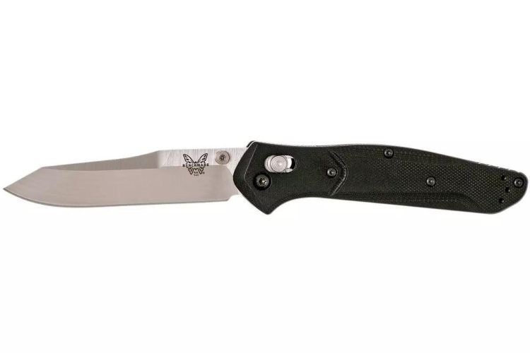 Couteau pliant Benchmade Osborne 940-2 lame tanto manche G10 noir 11cm