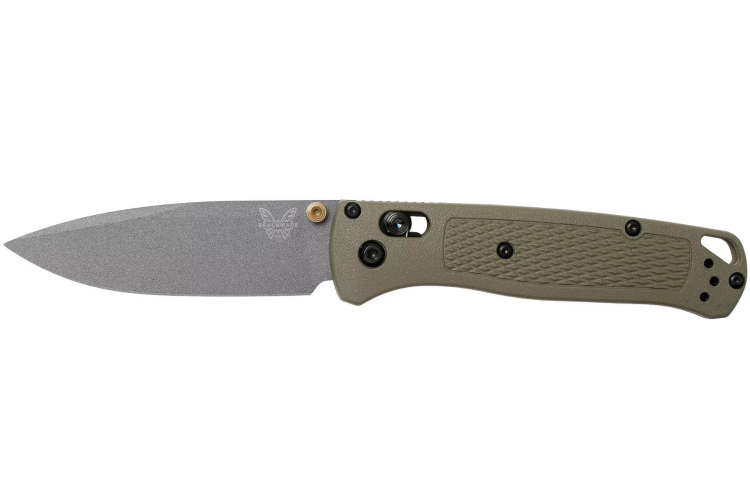 Couteau pliant Benchmade Bugout GRY 535GRY-1 manche Grivory vert kaki 11cm