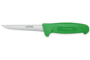Couteau à désosser professionnel Fischer HACCP lame droite 14cm manche vert