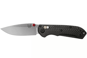 Couteau pliant Benchmade Mini Freek 565-1 manche fibre de carbone noir 10cm avec clip