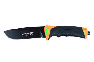 Couteau Ganzo Firebird GF8012OR lame 9,9cm manche en ABS noir/orange