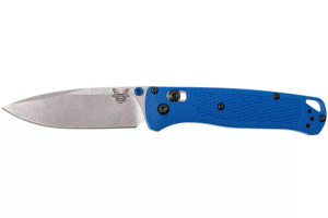 Couteau pliant Benchmade Bugout 535 manche Grivory bleu 10,7cm