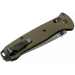 Couteau pliant Benchmade Bailout 537SGY-1 lame semi-dentée manche aluminium anodisé vert 11cm avec brise-vitre