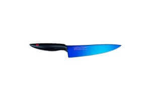 Couteau de chef Kasumi Titanium bleu lame 20cm